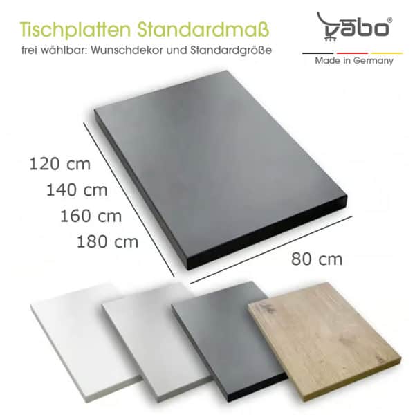 Tischplatten Standardmaß